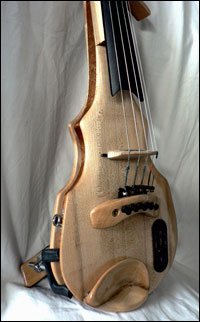 Электроакустическая скрипка.5 струн. Модель-февраль 2012. Общий вид